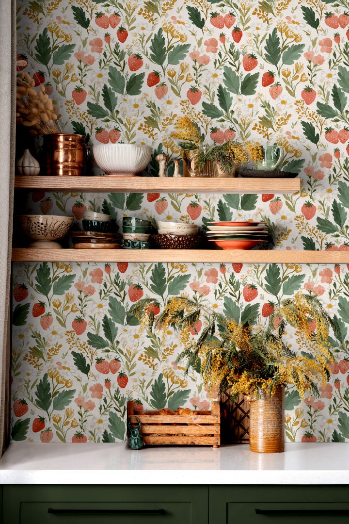 Product Image for Pressed Berry Grove Wallpaper – 2283