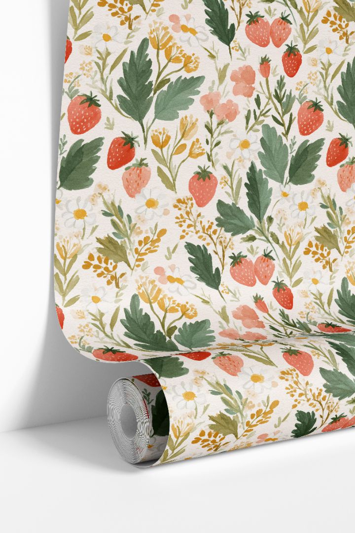 Product Image for Pressed Berry Grove Wallpaper – 2283
