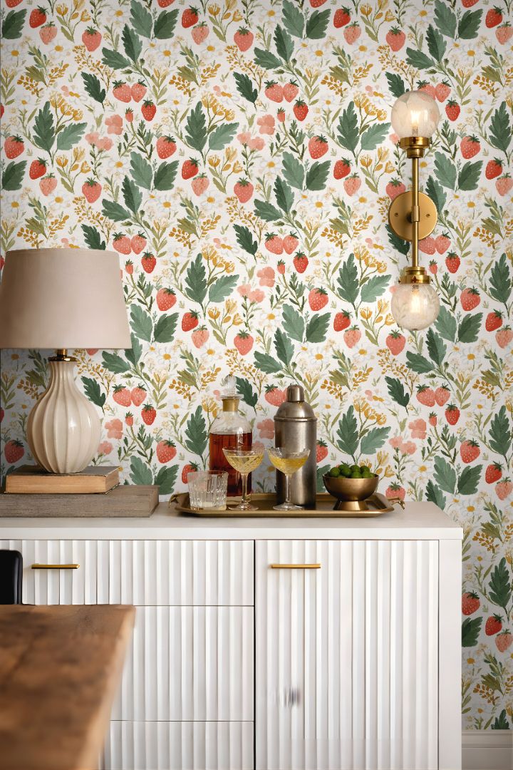 Product Image for Pressed Berry Grove Wallpaper – 2283
