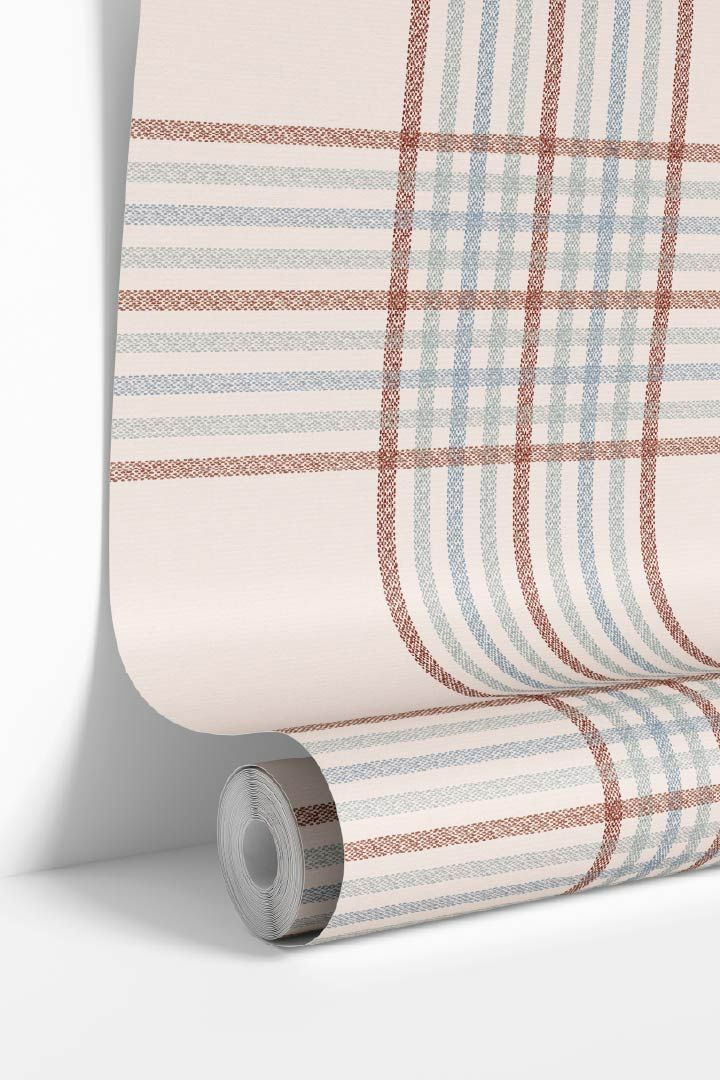 Product Image for Cambridge Blue Crossfield Wallpaper – 2281