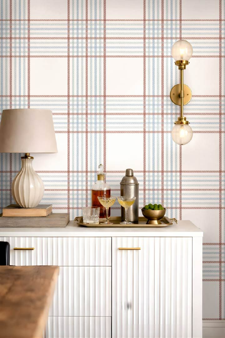 Product Image for Cambridge Blue Crossfield Wallpaper – 2281