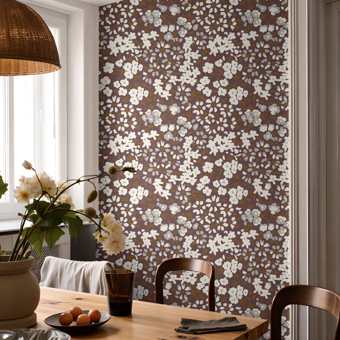 Product Image for Petaled Calico Floral Wallpaper – 2290