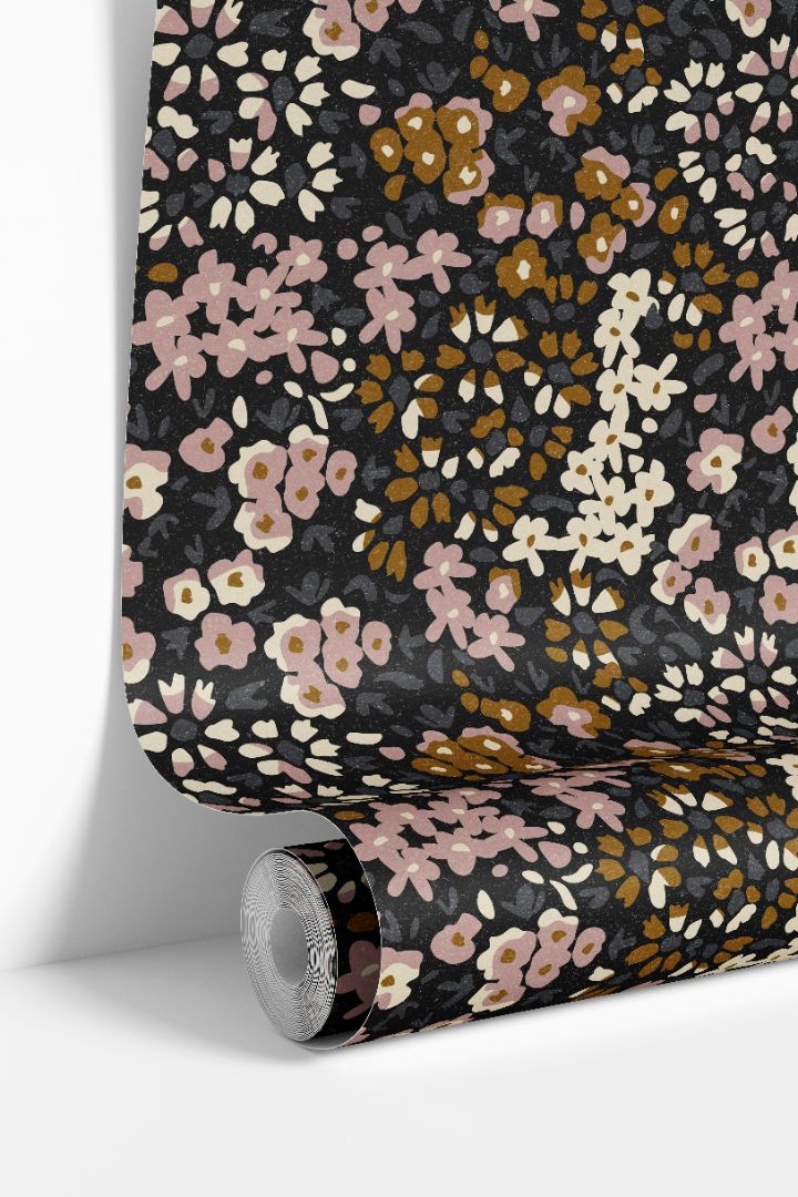 Product Image for Mauve Petal Calico Floral Wallpaper – 2288
