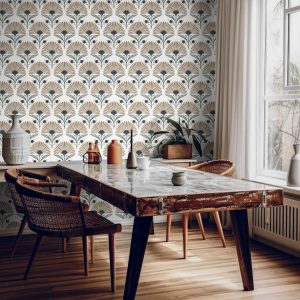Product Image for Bronzed Fan Botanical Wallpaper – 3116