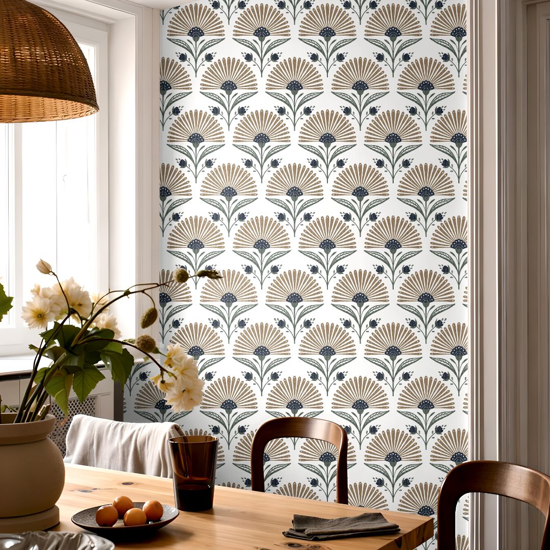 Product Image for Bronzed Fan Botanical Wallpaper – 3116