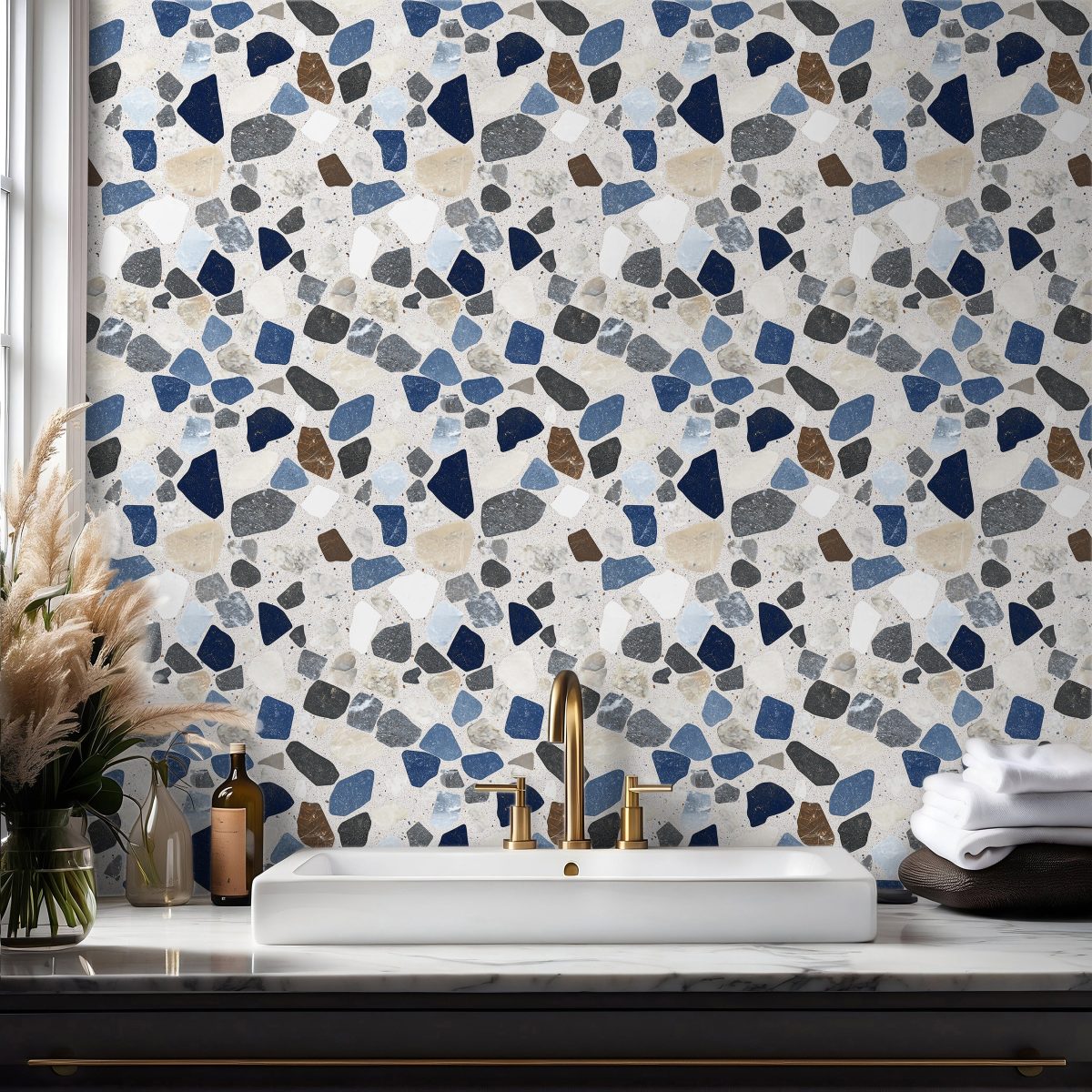 Product Image for Harborstone Mosaic Wallpaper – 3145