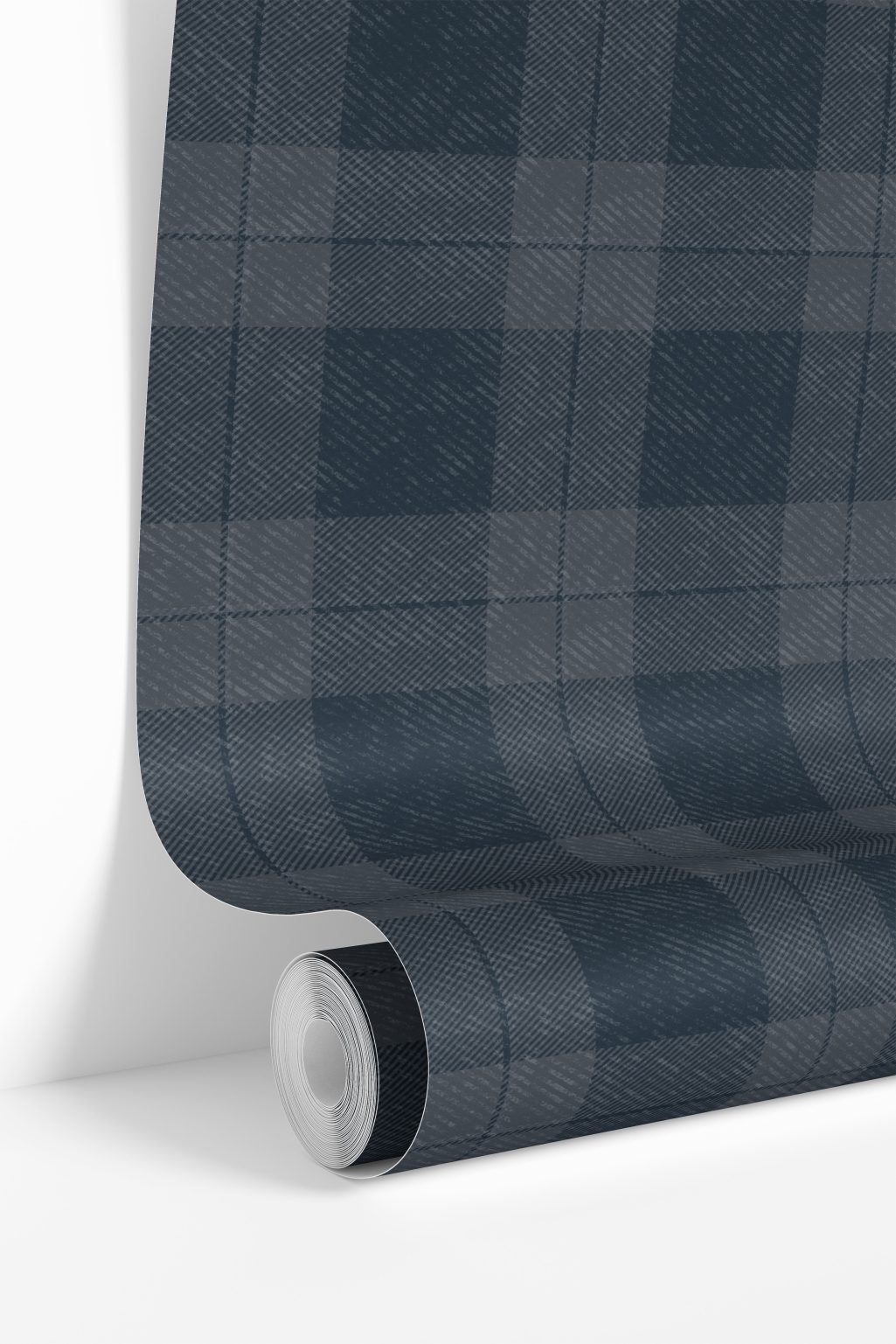Product Image for Calder Ink Plaid Wallpaper – 3159