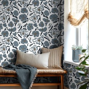 Product Image for Harbor Contour Bloom Wallpaper – 3171