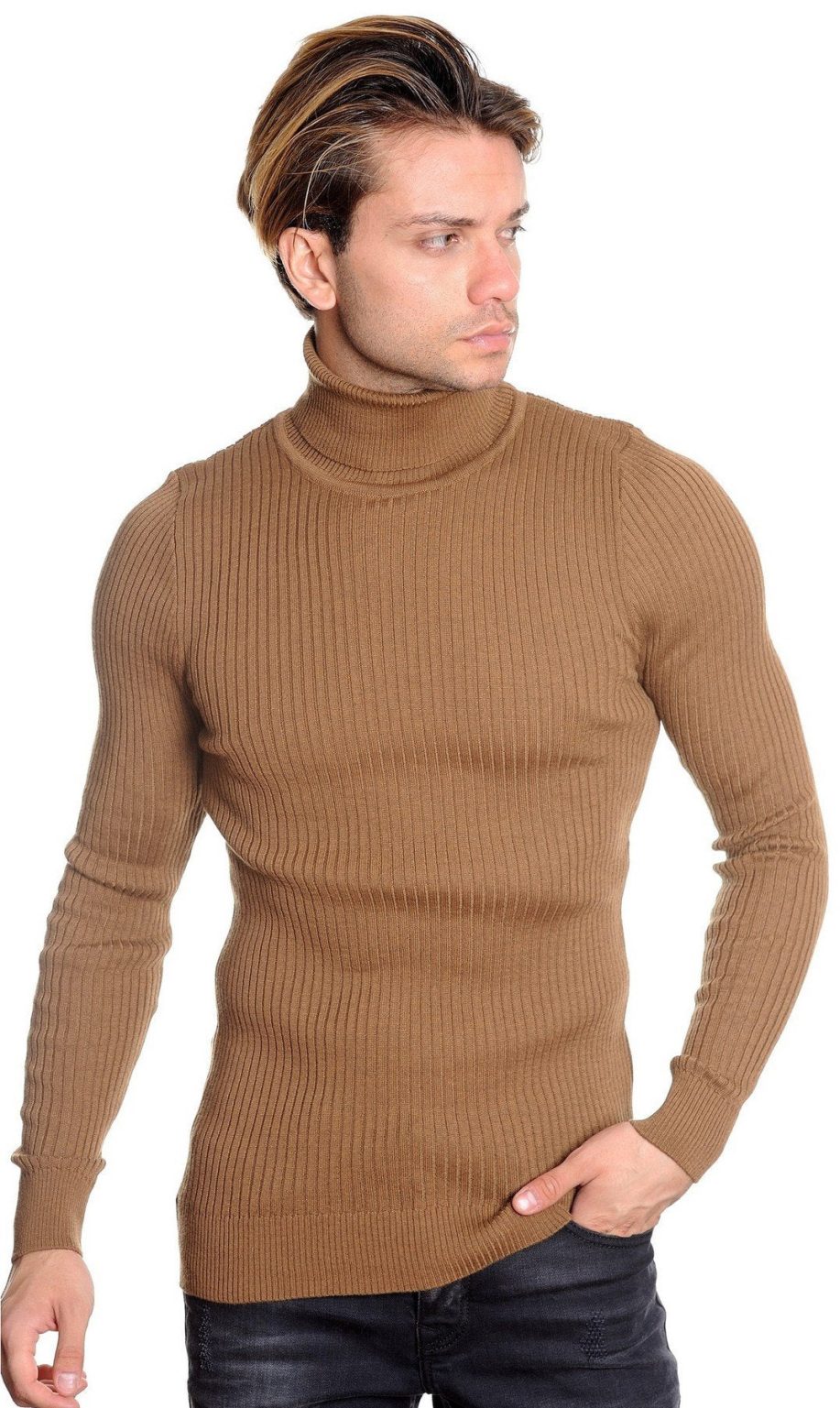 Product Image for Tan Turtleneck