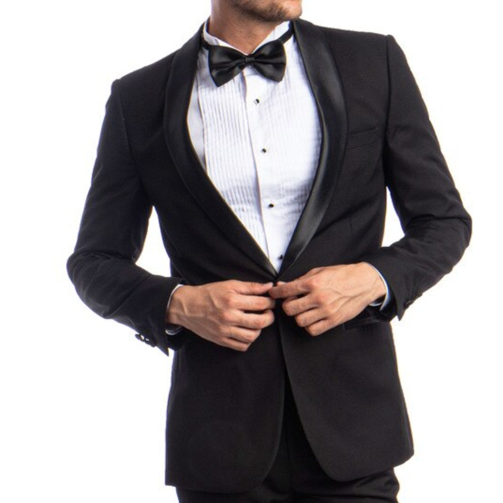 Product Image for Slim Black Tuxedo/Suit Package