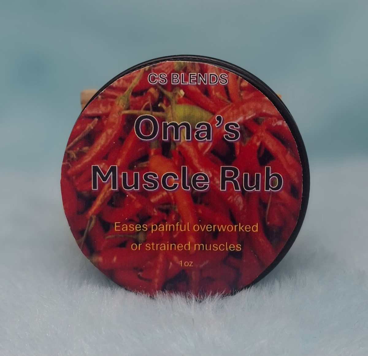 Product Image for “Oma’s” Muscle Rub balm – warming menthol & cayenne balm for sore muscles and joint relief.
