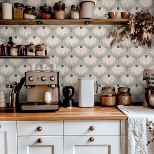 Product Image for Deco Inspired Coneflowers Dual Tone | Wallpaper Peel and Stick | Removable Wallpaper | Peel and Stick Wallpaper | Wall Paper Peel And Stick | 1634