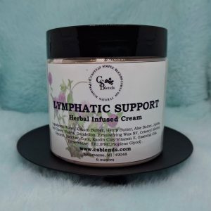 Product Image for “Lymphatic Support” Herbal Massage Body Cream – Red Clover, Dandelion, Calendula, Dandelion