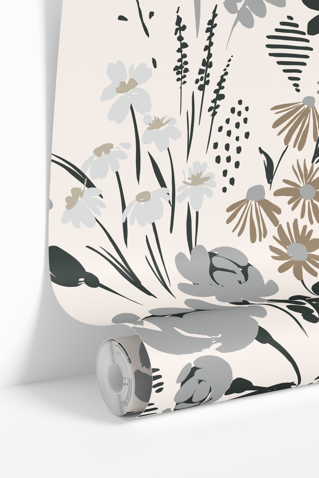 Product Image for Golden Thicket Neutral Floral Wallpaper – 864