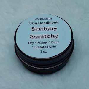Product Image for “Scritchy Scratchy” Herbal Itch relief Balm for Dry, Irritated, and Sensitive Skin – Violets, Dandelion, Chickweed