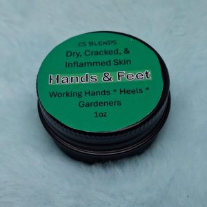 Product Image for “Hands & Feet” Herbal Repair Balm – for Overworked Dry Cracked Hand and Heels. Bee Balm Purple Dead Nettle