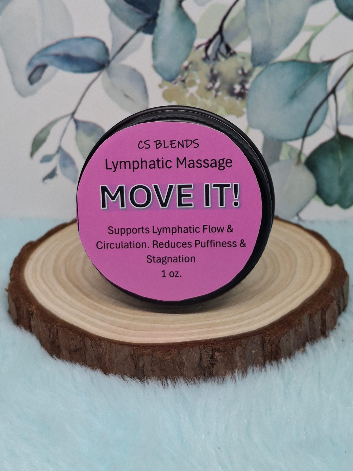Product Image for “Move it” Herbal Lymphatic Massage Balm – Red Clover, Dandelion