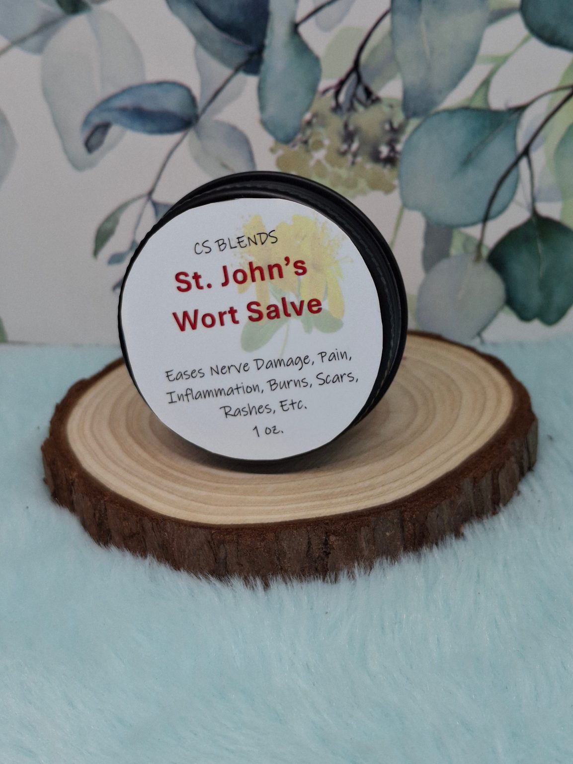 Product Image for St John’s Wort Herbal Balm for Nerves, Muscles, & Burn Care