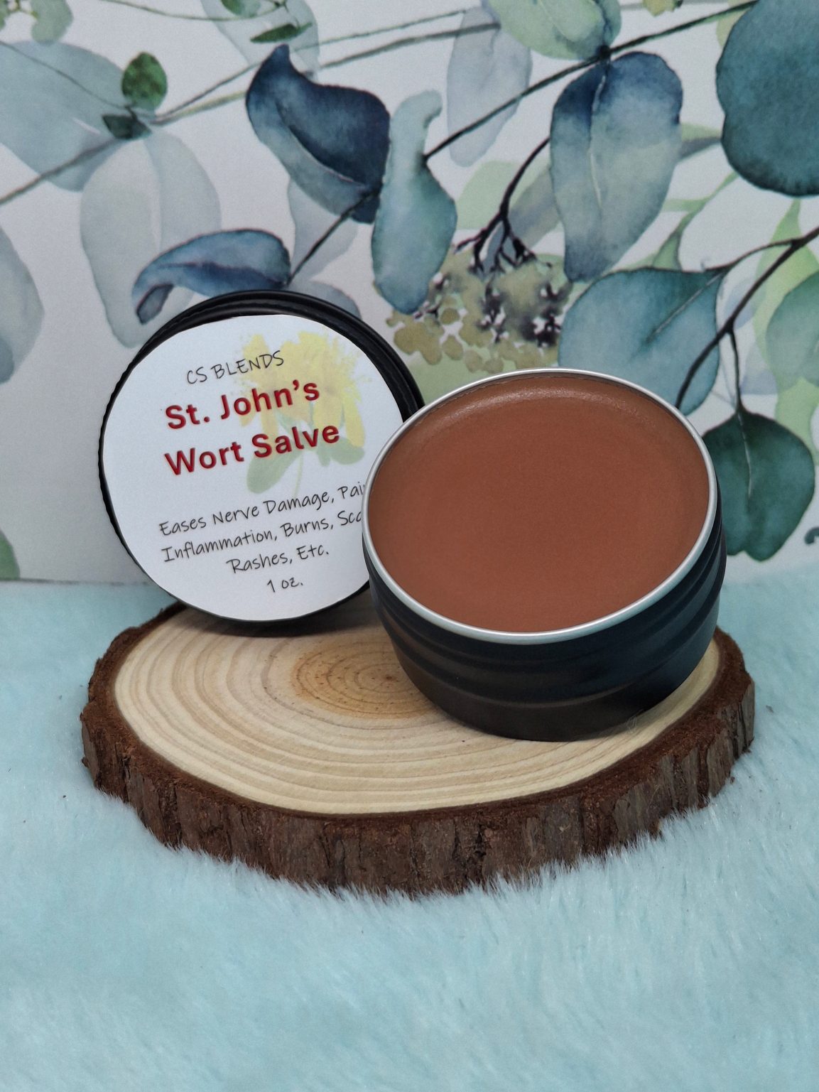 Product Image for St John’s Wort Herbal Balm for Nerves, Muscles, & Burn Care