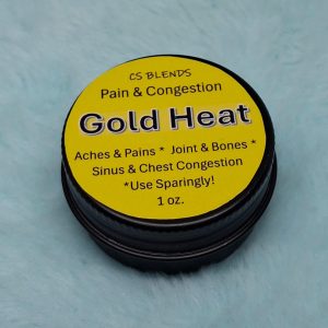 Product Image for “Gold Heat” Herbal Warming Balm – Modern Mustard Plaster for Circulation, Congestion, & Pain