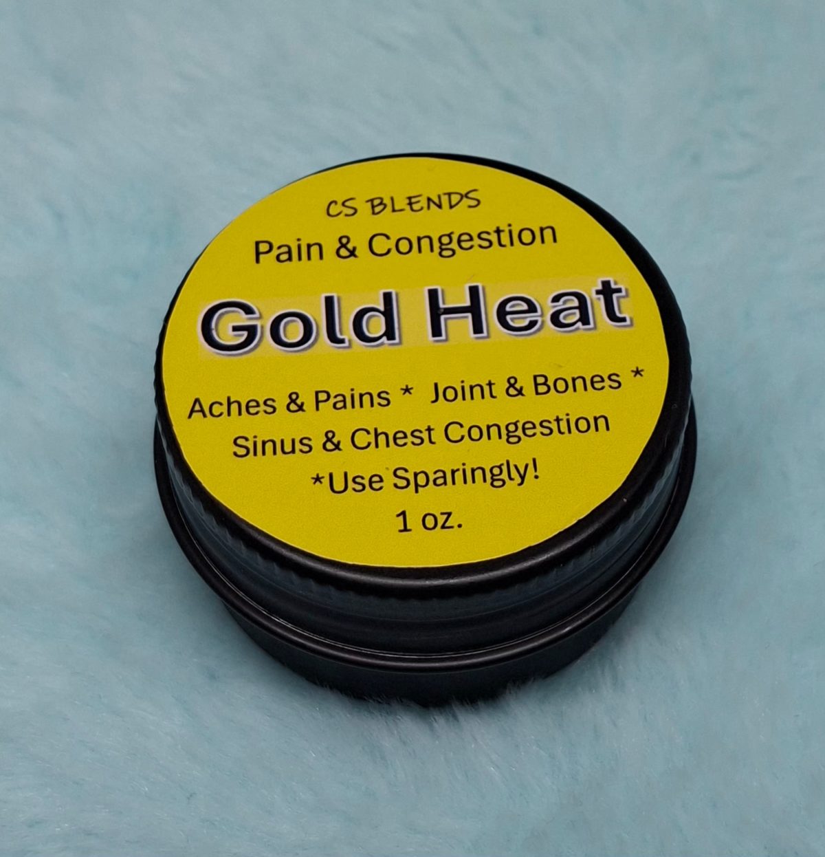 Product Image for “Gold Heat” Herbal Warming Balm – Modern Mustard Plaster for Circulation, Congestion, & Pain