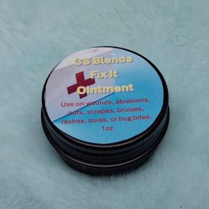 Product Image for “Fix It” Herbal First Aid Balm For Scrapes and Cuts – Yarrow, Self Heal