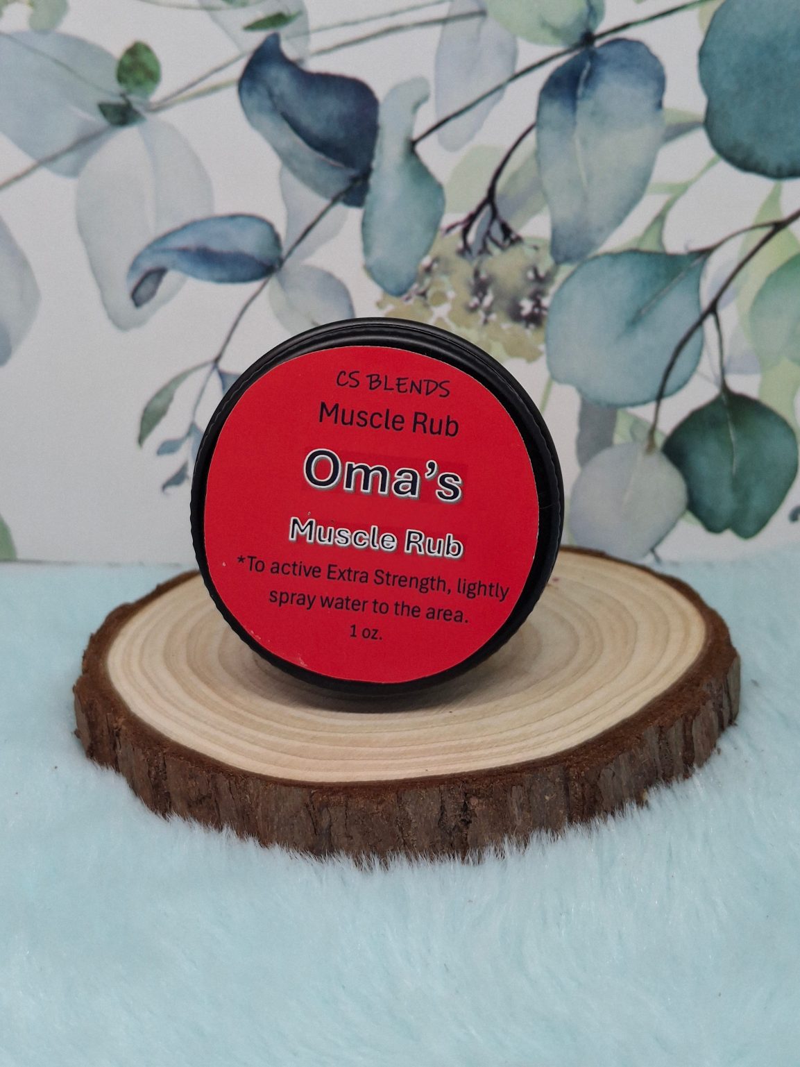 Product Image for “Oma’s” Muscle Rub balm – warming menthol & cayenne balm for sore muscles and joint relief.