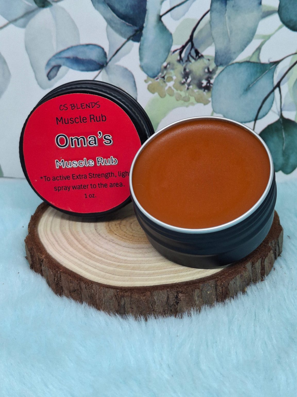 Product Image for “Oma’s” Muscle Rub balm – warming menthol & cayenne balm for sore muscles and joint relief.