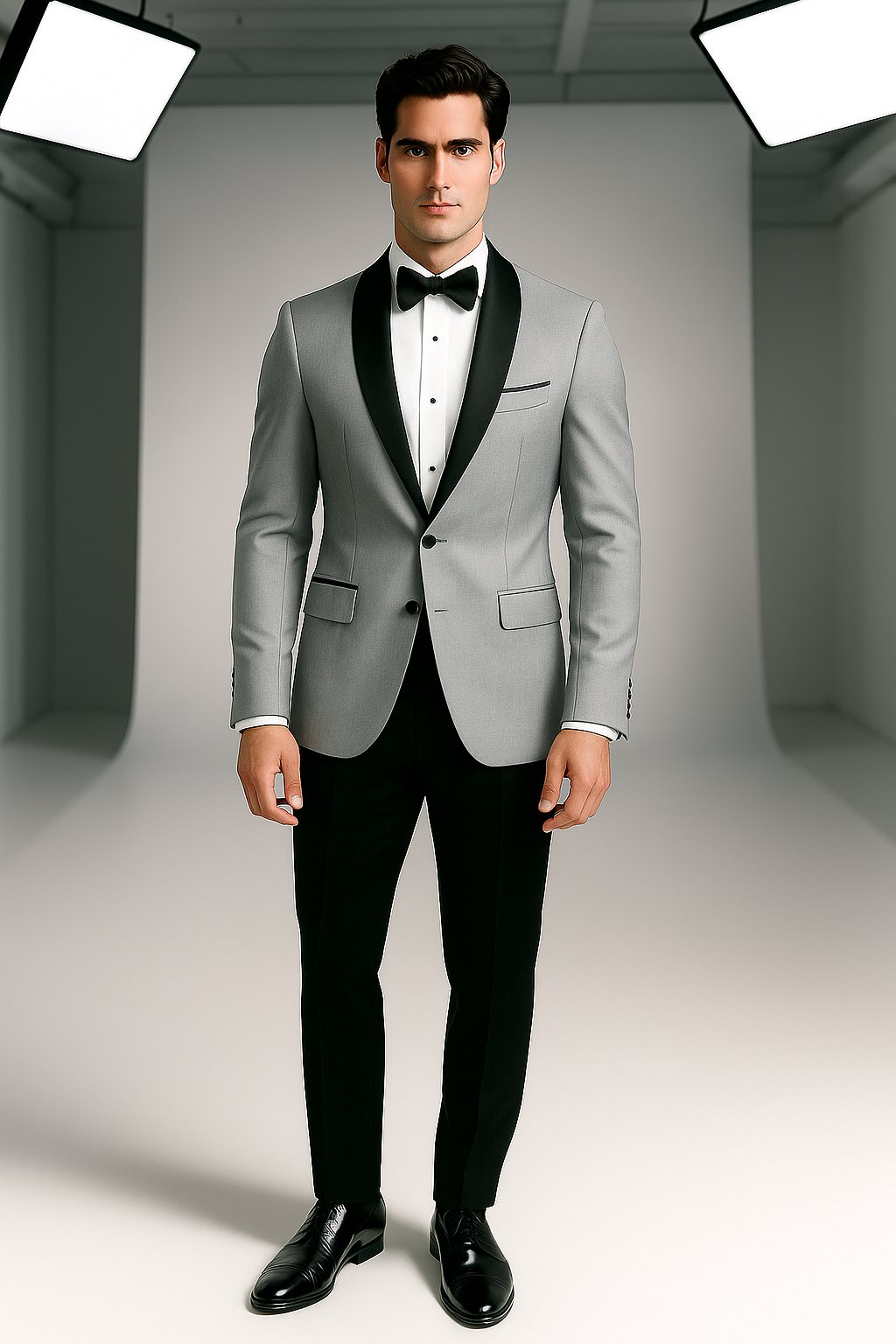 Product Image for The Silver Screen – Light Grey Tuxedo Bundle