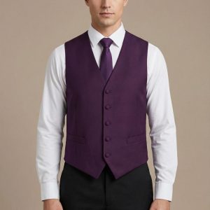 Product Image for Men’s Vest & Tie Set – Purples | KCT Menswear