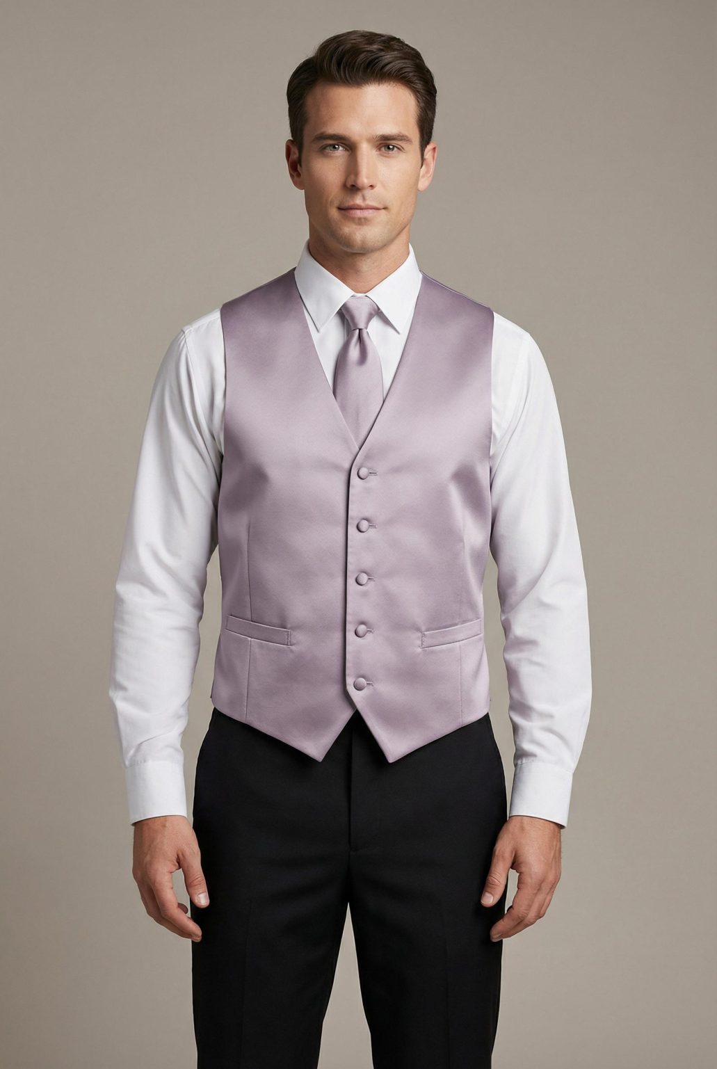 Product Image for Men’s Vest & Tie Set – Purples | KCT Menswear