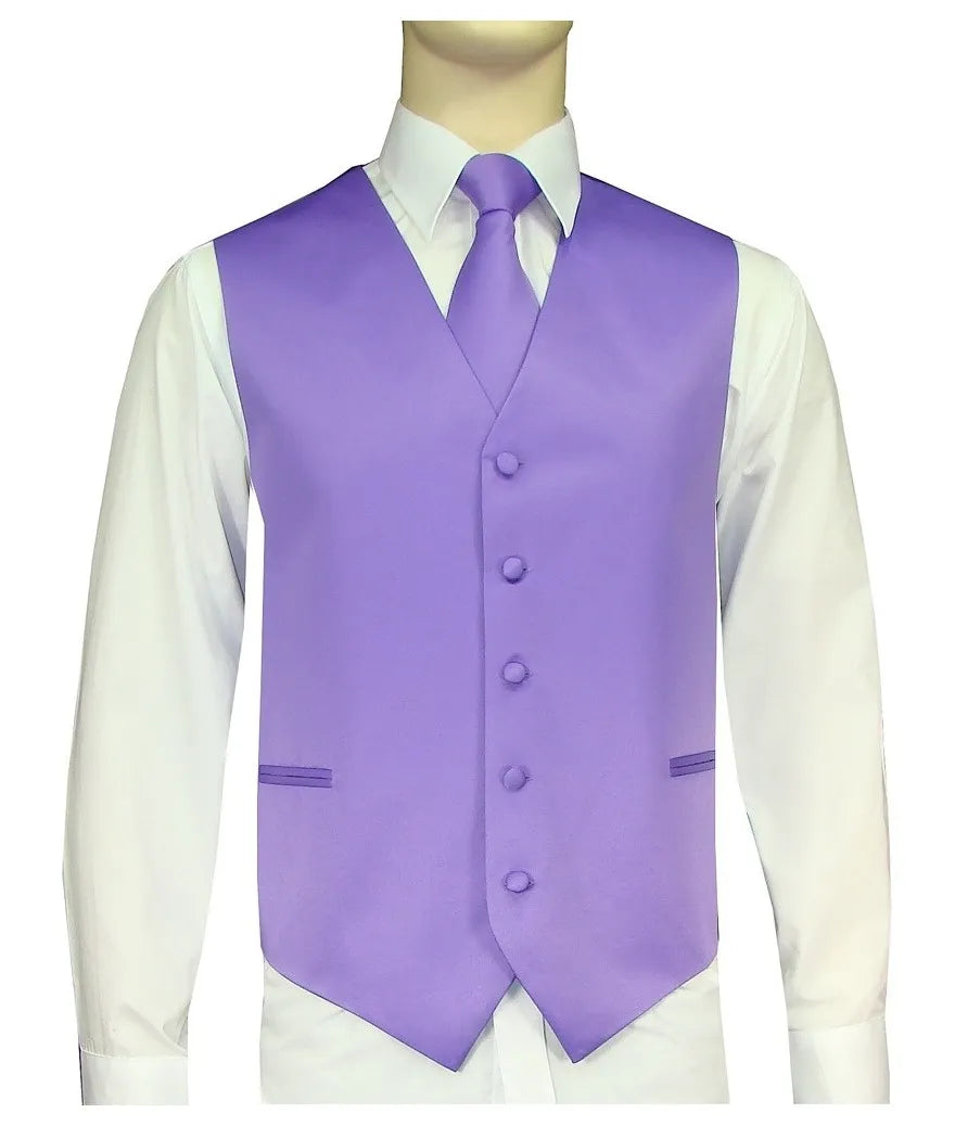 Product Image for Men’s Vest & Tie Set – Purples | KCT Menswear
