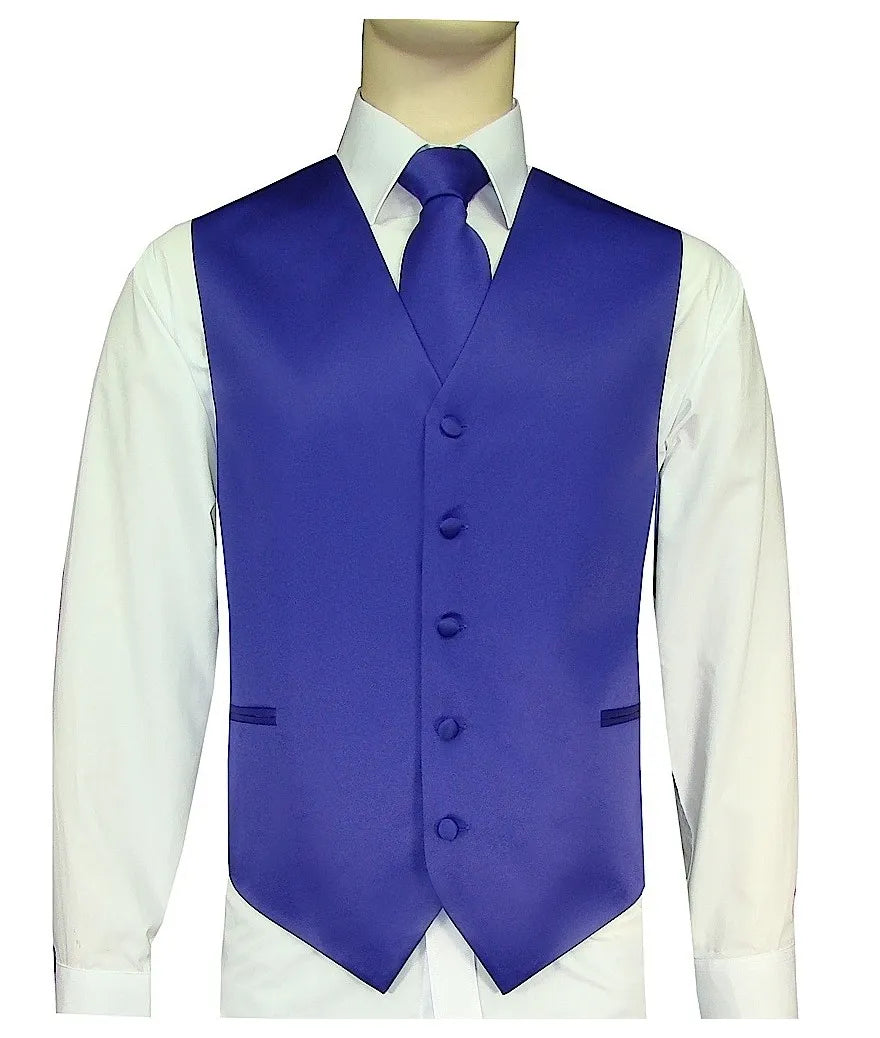 Product Image for Men’s Vest & Tie Set – Purples | KCT Menswear