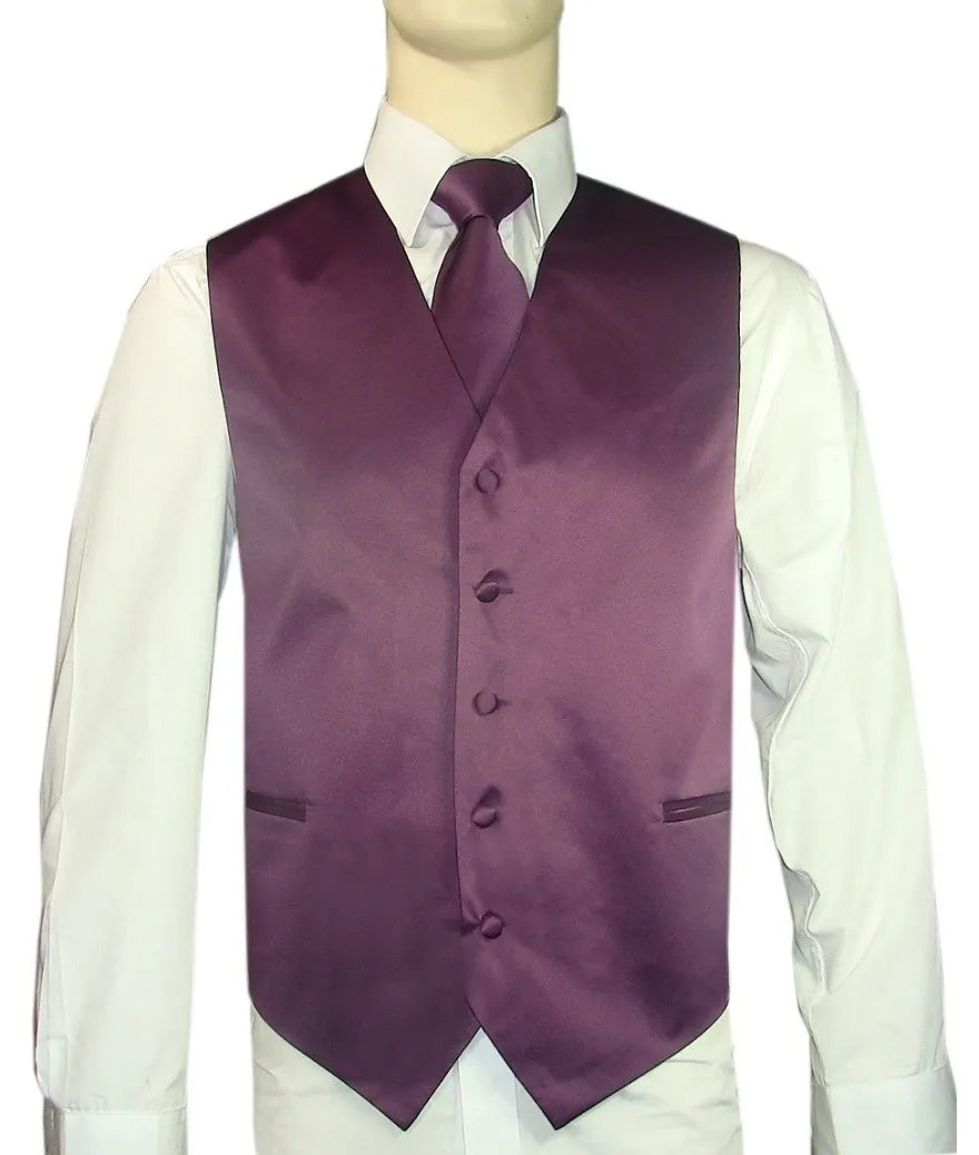 Product Image for Men’s Vest & Tie Set – Purples | KCT Menswear