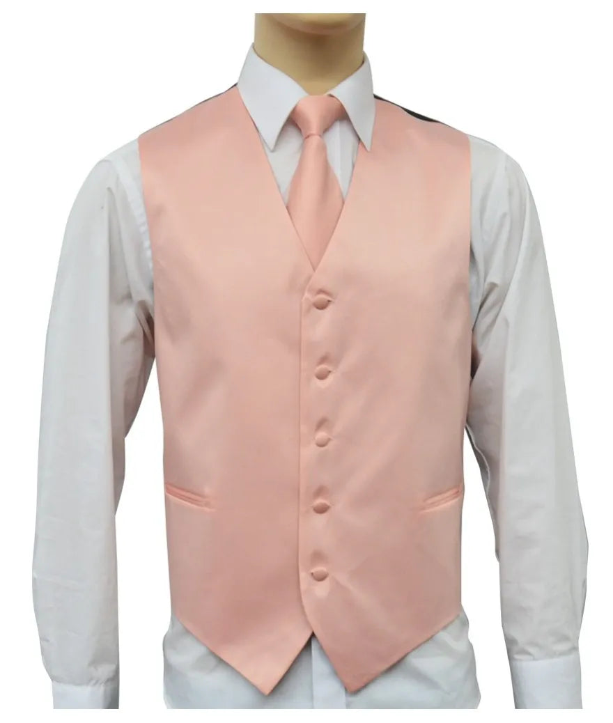 Product Image for Men’s Vest & Tie Set – Oranges | KCT Menswear