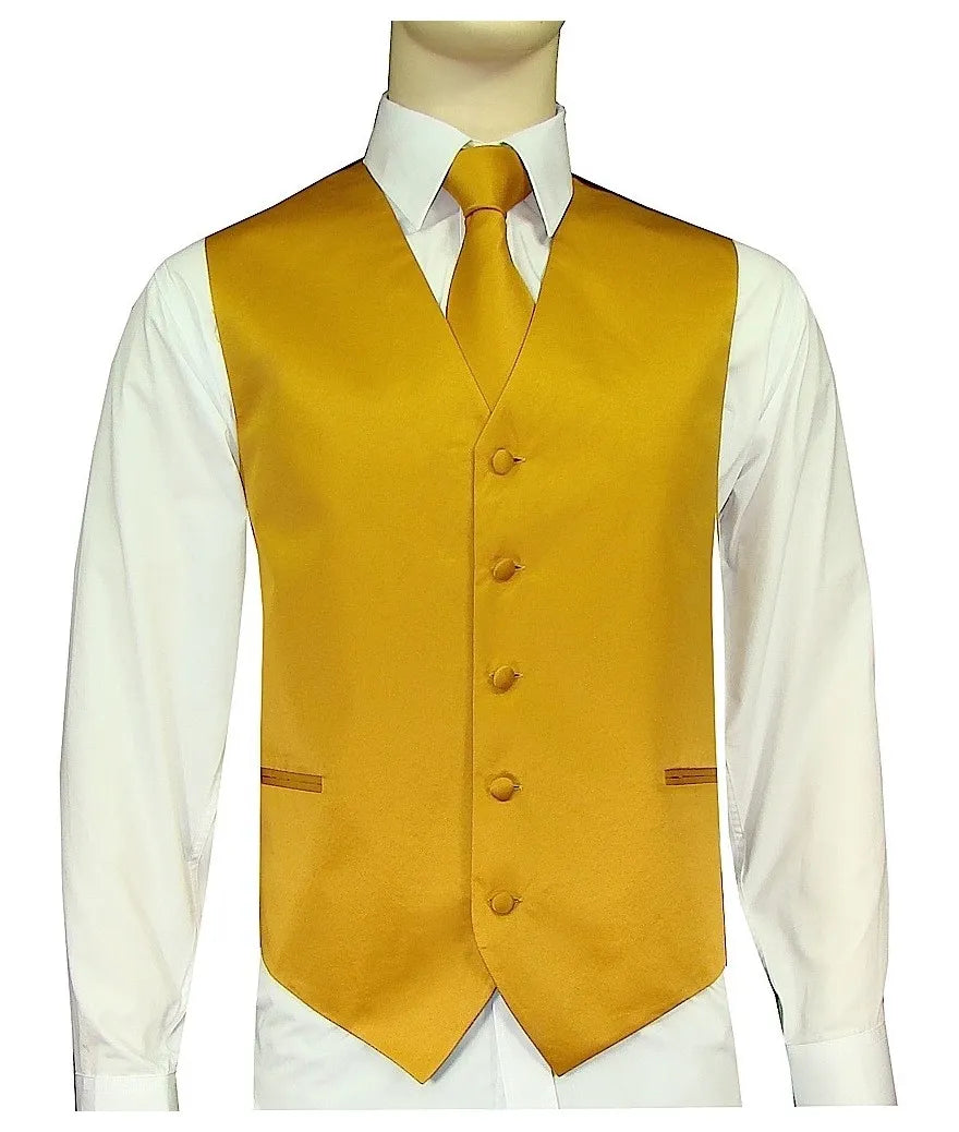 Product Image for Men’s Vest & Tie Set – Oranges | KCT Menswear