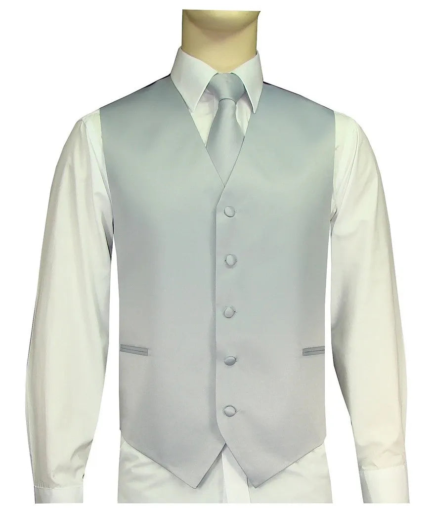 Product Image for Men’s Vest & Tie Set – Neutrals | KCT Menswear