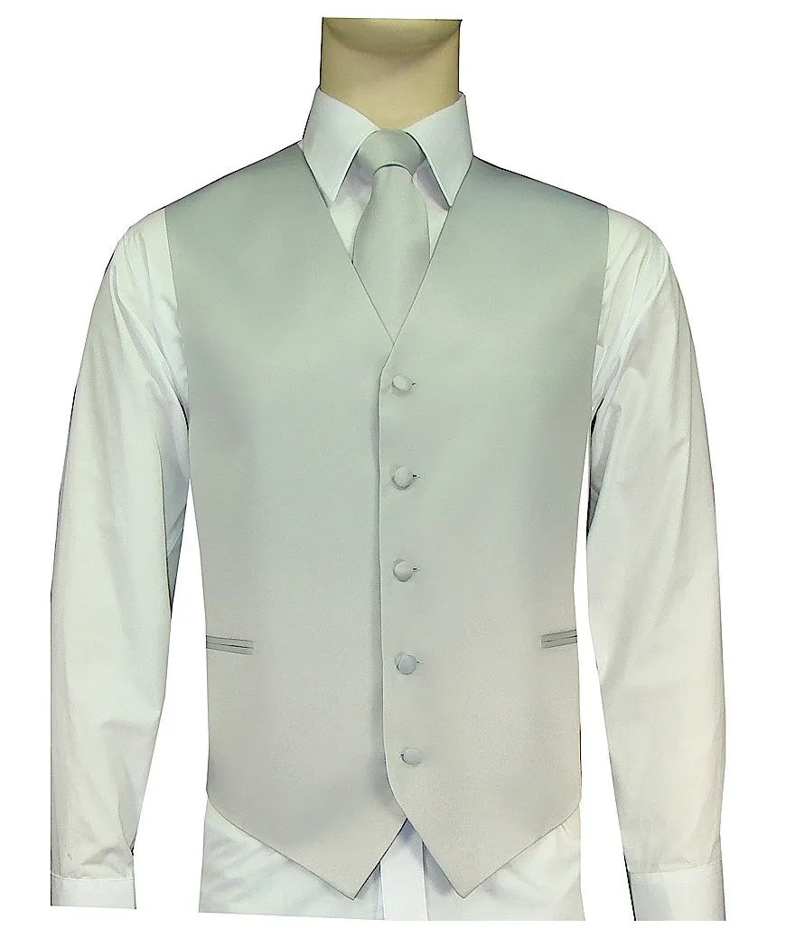 Product Image for Men’s Vest & Tie Set – Neutrals | KCT Menswear