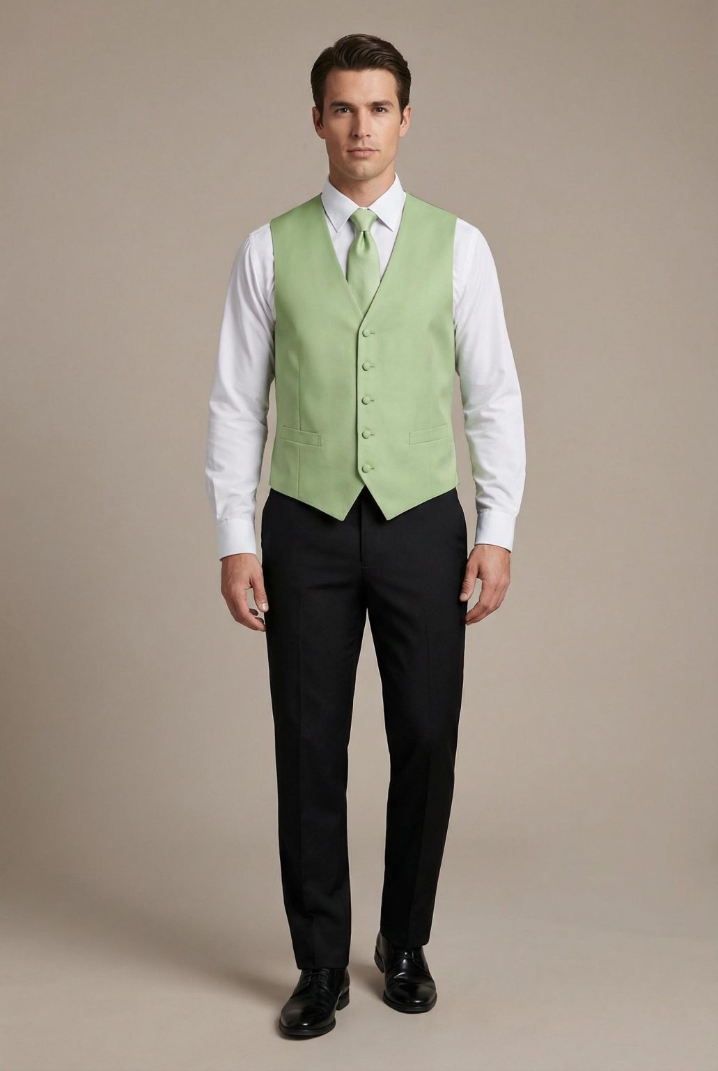 Product Image for Men’s Vest & Tie Set – Greens-Vibrant | KCT Menswear