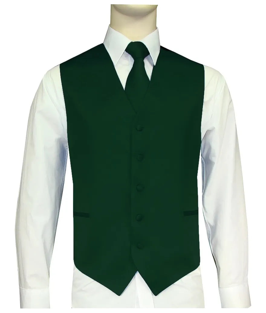 Product Image for Men’s Vest & Tie Set – Greens-Vibrant | KCT Menswear