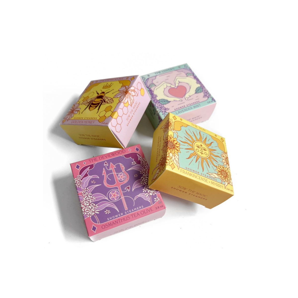 Product Image for The Lovers Shower Steamer Set in Lavender Mint