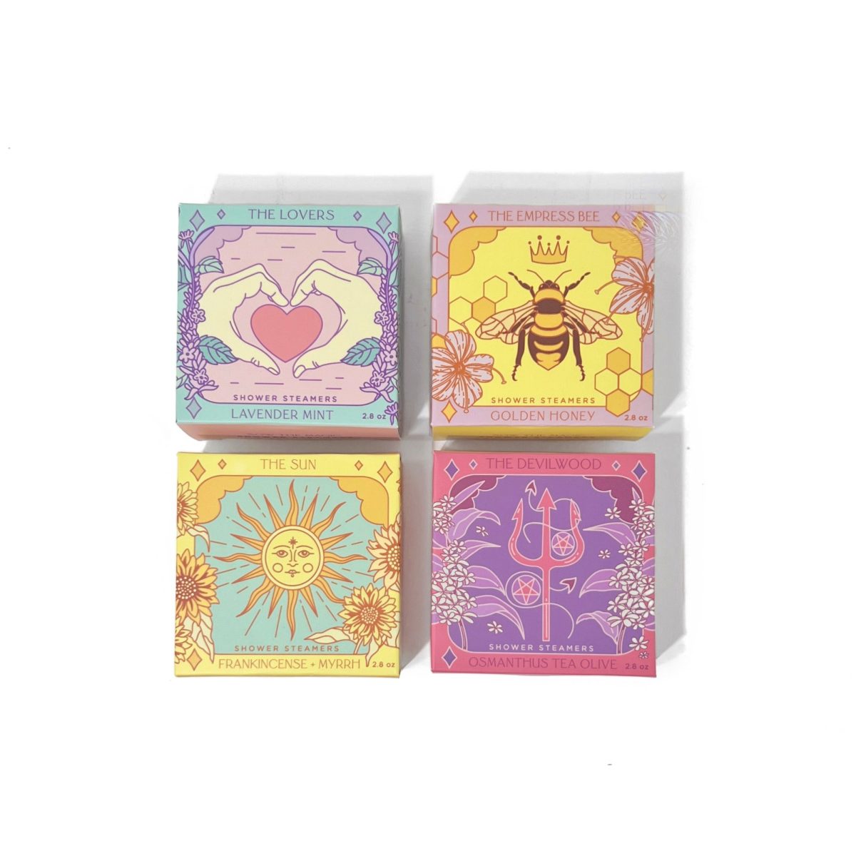 Product Image for The Empress Bee Shower Steamer Set in Golden Honey