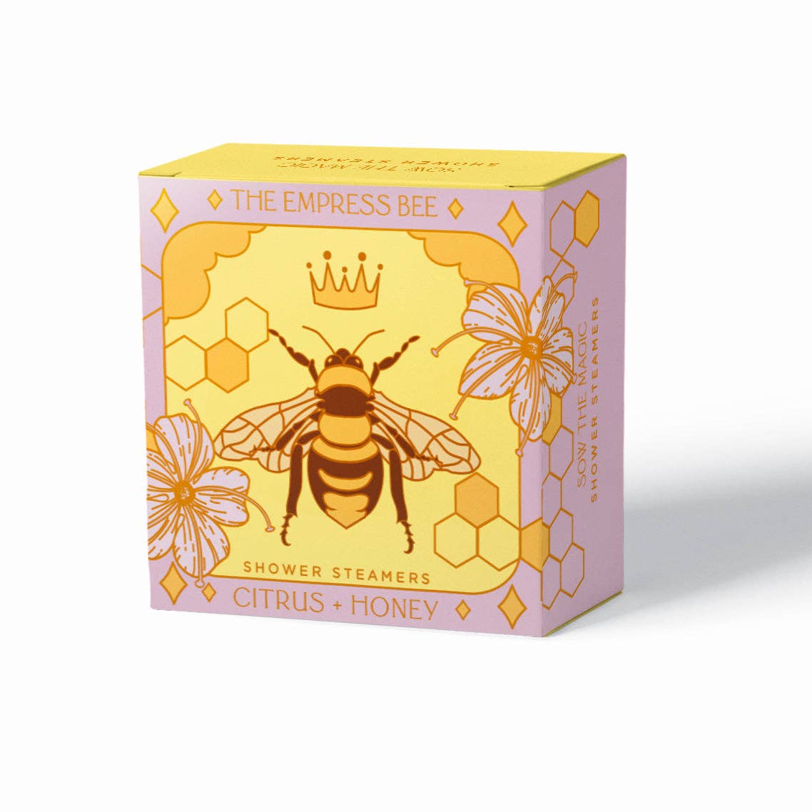 Product Image for The Empress Bee Shower Steamer Set in Golden Honey