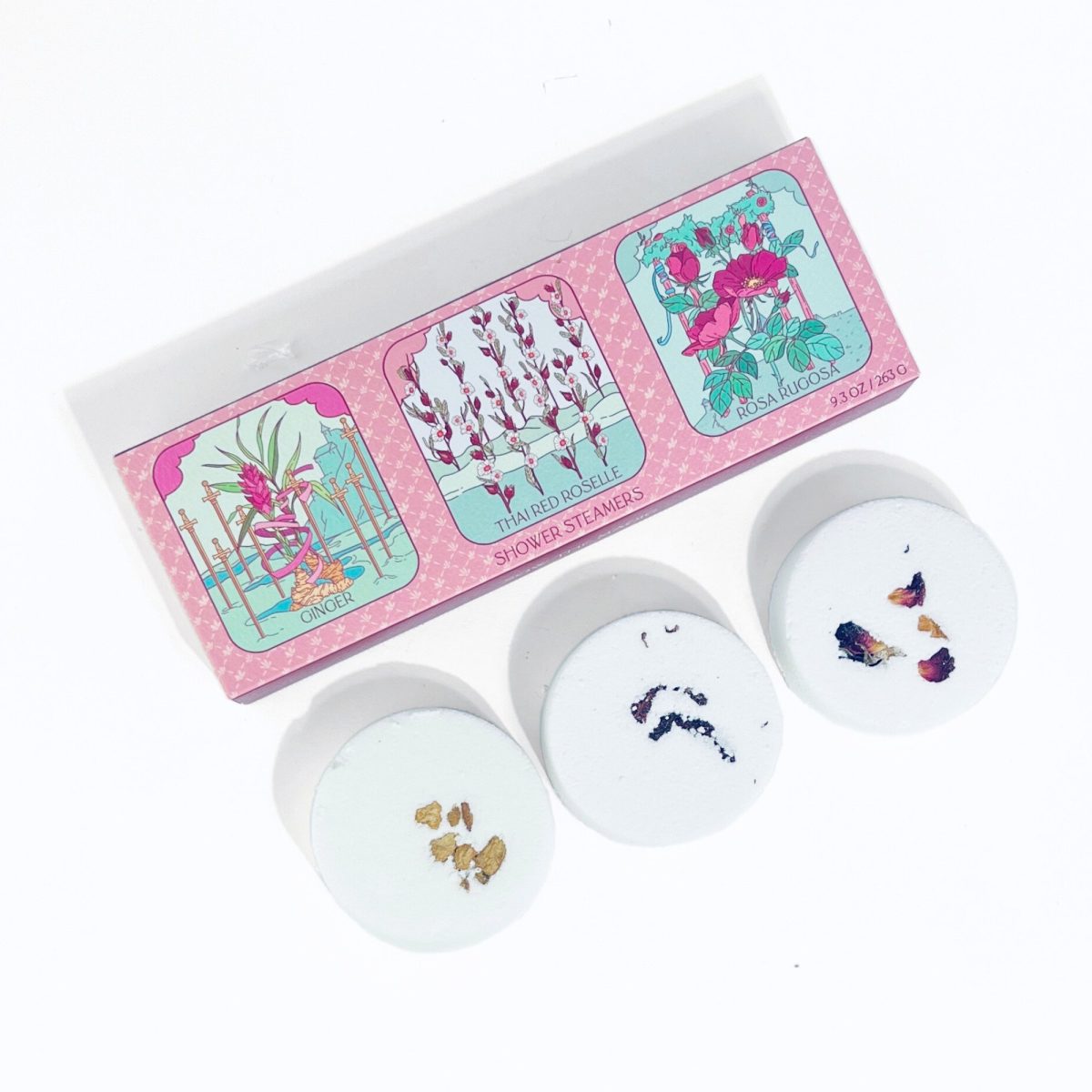 Product Image for Floral Tarot Shower Steamer Trio With Botanicals
