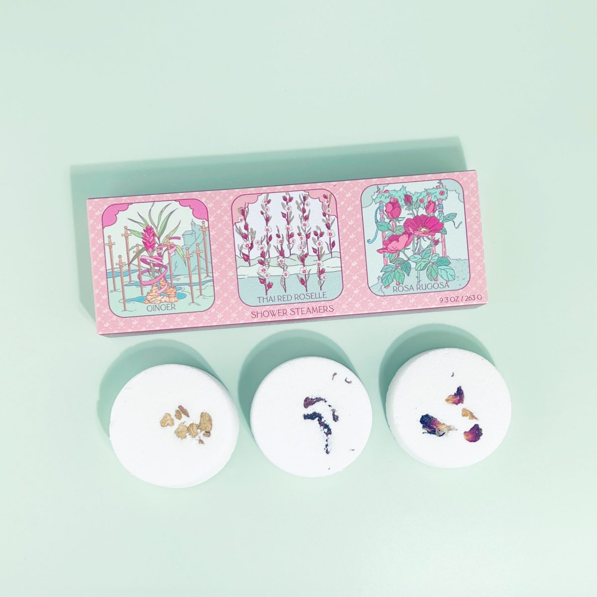 Product Image for Floral Tarot Shower Steamer Trio With Botanicals