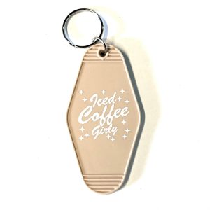 Product Image for Iced Coffee Girly Keychain