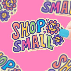 Product Image for Shop Small Business Support Local Vinyl Sticker