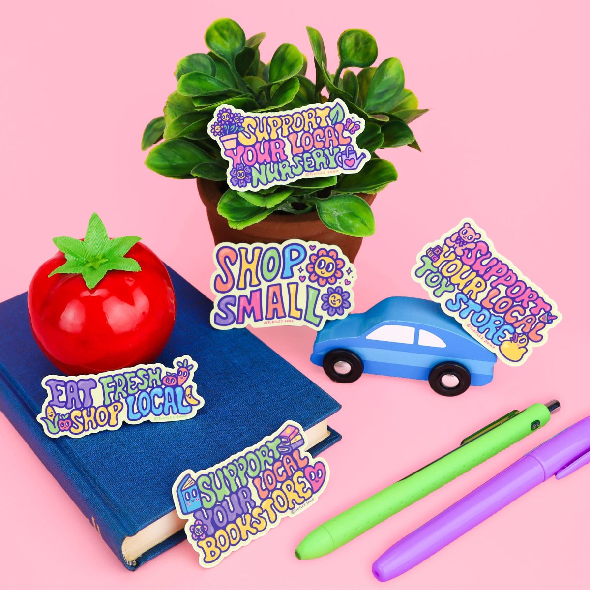 Product Image for Shop Small Business Support Local Vinyl Sticker