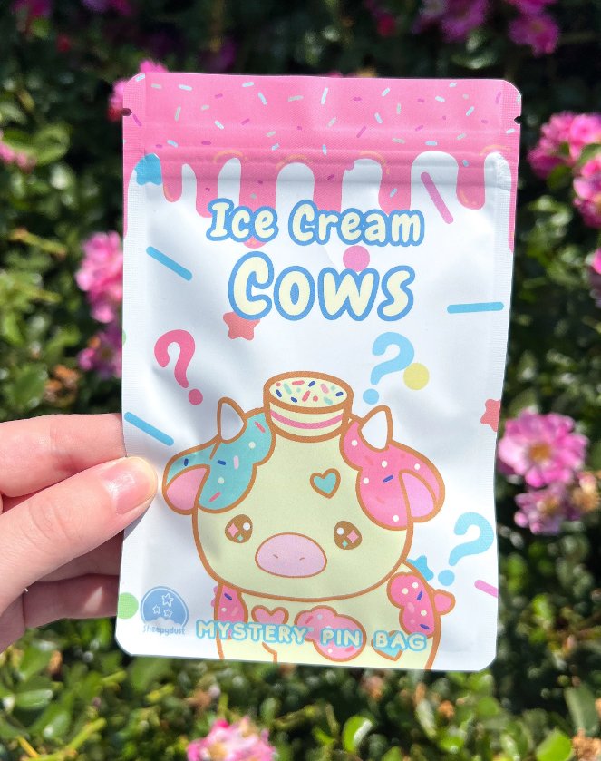 Product Image for Ice Cream Cow Mystery Pin Bag