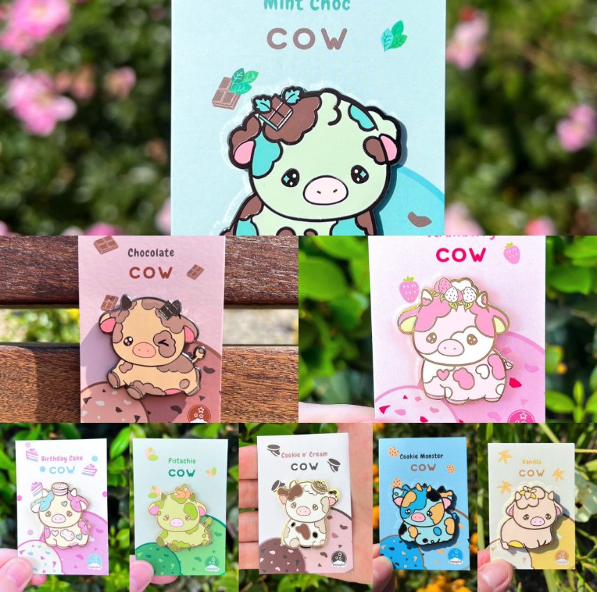 Product Image for Ice Cream Cow Mystery Pin Bag